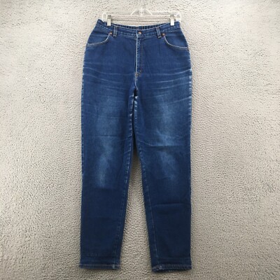 Levis Skinny Jeans Womens 16 Average (actual 30x31.5) Blue Denim Hi-Rise Zip Fly