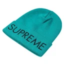 Beanie brodée logo Supreme Capital   bleu sarcelle. Taille unique. unisexe. EUC !