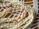 BOX VW 14K YELLOW GOLD BEADS & FRESHWATER PINK/WHITE PEARL 3-STRAND NECKLACE-30" — photo 4