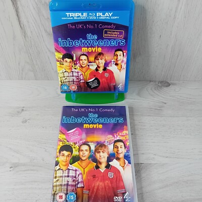 THE INBETWEENERS MOVIE BLURAY & DVD BUNDLE - RETRO VERY RARE