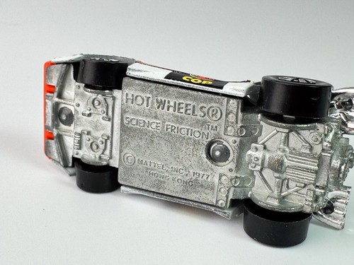 Vintage 1977 Hot Wheels Science Friction Space Cop Mattel Hong Kong - Picture 6 of 7