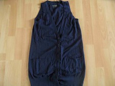 MARC O POLO Strickweste Cotton Cashmere blau Gr. S NEU (LAN0714)