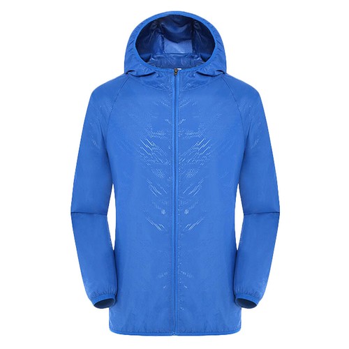 Mens Womens Cycling Waterproof Rain Jacket High Visibility Wind Hooded Coat US - Picture 14 of 25