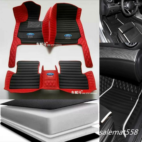Fit For Ford F150 Car Floor Liner Mats Waterproof Custom Auto Carpets Front Rear - Foto 2 di 28