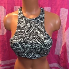 Victoria s Secret PINK Strappy High-Neck Bikini Top Medium NEW