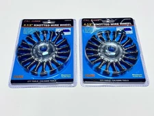 Cal-hawk 4-1/2” Knotted Wire Wheel 2pk