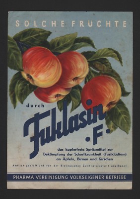 Berlin-Adlershof, brochure 1952, Fuklasin F, Pharma VVB Schering
