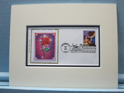 Walt Disney's Beauty & the Beast and First Day Cover of its own stamp 