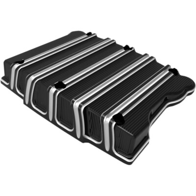 Arlen Ness 10 Gauge Gloss Black Rocker Box Covers for Harley
