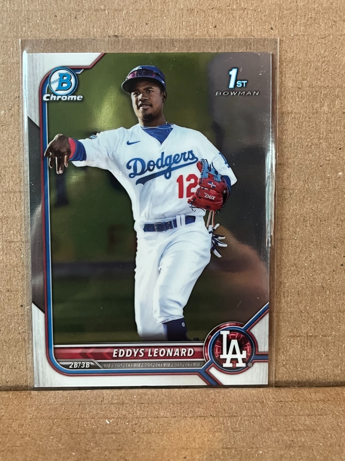 Eddys Leonard 2022 Bowman Chrome 1st BCP-57