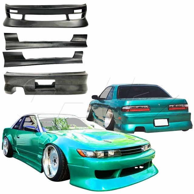 Kbd Urethane Bsport Style Body Kit For Nissan Silvia S13 94 For Sale Online Ebay