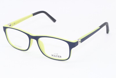NEW ALTAIR KILTER K4502 414 NAVY YELLOW AUTHENTIC DESIGNER EYEGLASSES 49-16