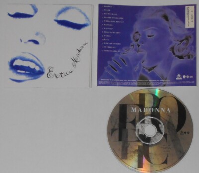 美盤 紙ジャケ仕様 マドンナ Erotica US盤 オリジナル CD