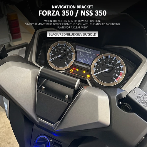 For Honda Forza350/NSS350 2021-2024 GPS Bracket Stand Holder Navigation Bracket - Picture 4 of 19