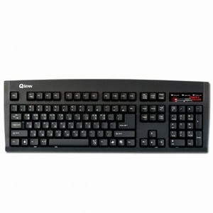 QSENN SEM-DT35 Black Gaming Keyboard in EN/KR PS/2 Ver