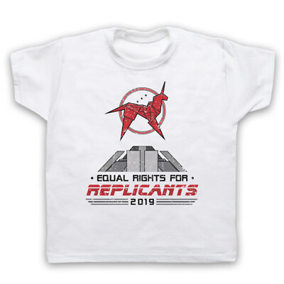 BLADE RUNNER INOFFICIAL EQUAL RIGHTS REPLICANTS 2019 KIDS KINDER T-SHIRT