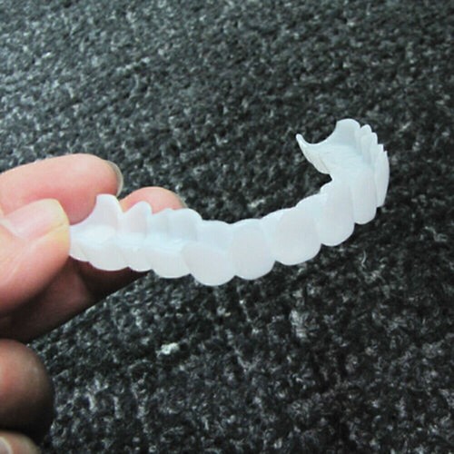 Impiallacciature a scatto Visiera dentale cosmetica Protesi Comfort Denti finti - Foto 11 di 14