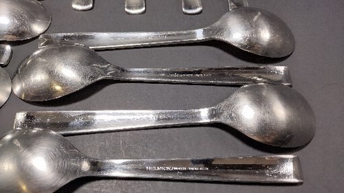 LOT 16 PCS HELMICK WELCH Oval Place Soup Spoon Stainless KOREA - Picture 11 of 22