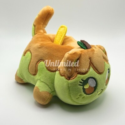 レア✜CARAMEL ミニクッション　クッション Aphmau MeeMeows Carnival Treats Mystery Caramel Apple Cat 6 inch