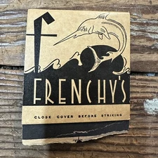 Vintage Advertising Matchbook - Frenchys Oversized Matchbook Milwaukee Wisconsin