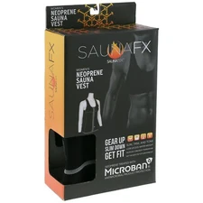 NEW SaunaFX Women's Neoprene SAUNA VEST Slimming Fitness Sweat Gym Body Shaper +