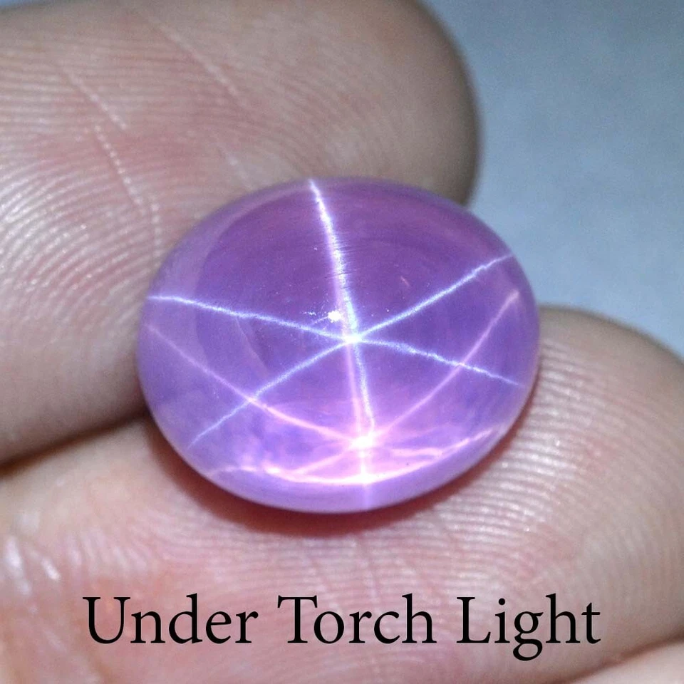 17.30 Ct 15x12.4 MM Pink Star Sapphire 6 Rays Lab Created Corundum VDO PS2054 - Image 3 of 4