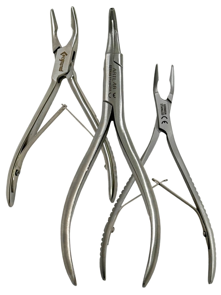CYNAMED 3-Piece Surgical Set: Rongeur Bone Cutter Blumenthal + Micro Forceps + Friedman-599773