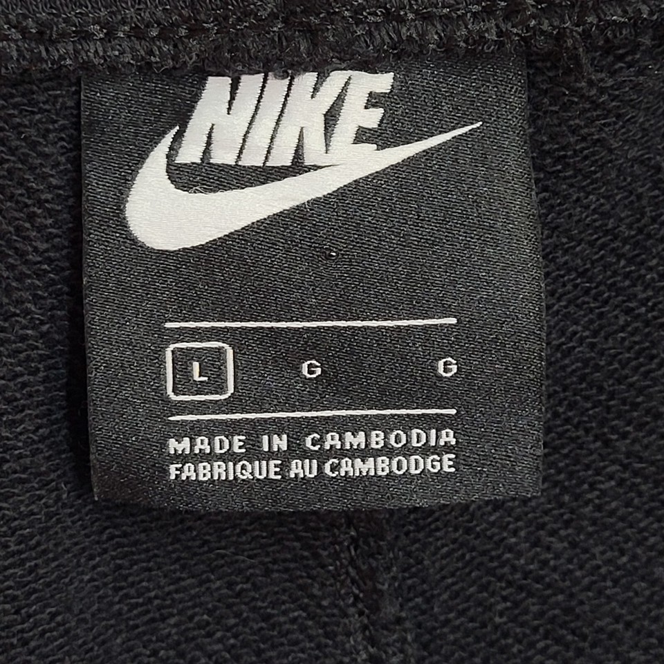 Nike Black Slim Straight Tracksuit Bottoms Uk Men's Size L W34 L29 eBay