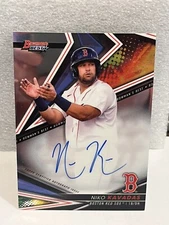 Niko Kavadas 2022 Bowman's Best Prospect On-Card Auto RC SP Red Sox