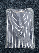 VINTAGE BUTCHERS STRIPE COAT SIZE   38”CHEST TV FILM PROP