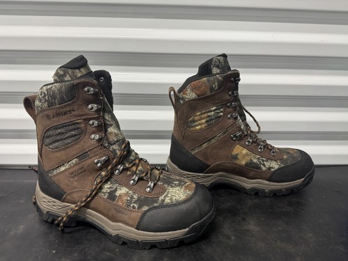 ARIAT Mens Brown Leather Workhog Trek H2O Comp Toe Lace Up Outdoor Work Boots - Picture 6 of 11