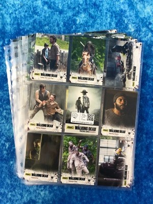 The Walking Dead: Season 4 Teil 1 komplettes Sammelkarten Base Set von Cryptozoic