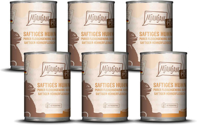 Mjamjam - Premium Nassfutter Für Katzen - Purer Fleischgenuss - Saftiges Hühnche