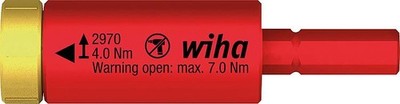 Wiha VDE-Drehmoment easyTorque Adapter für slimBits und slimVario , max. 4,0 Nm