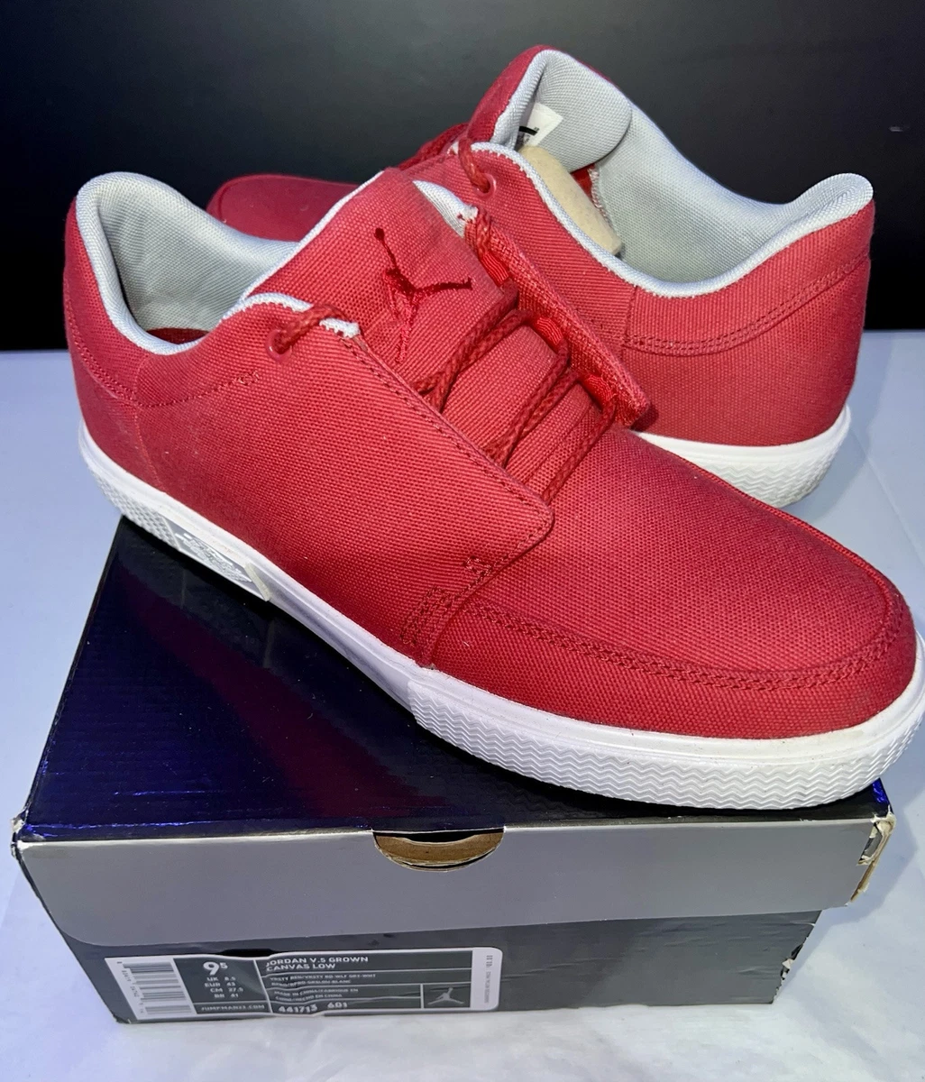 Jordan V.5 Grown Canvas Low Red 441713-601 Sneaker Size Men 13 Jordan V.5 Grown Canvas Low Red 441713-601 | Mercari main image 3