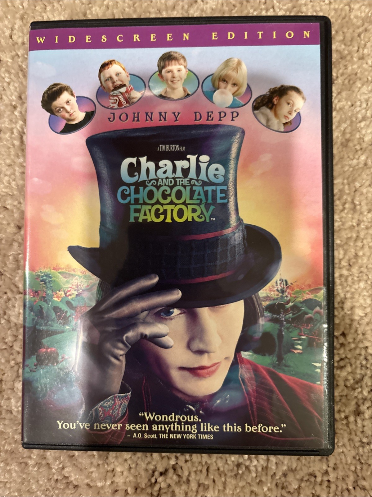 Charlie and the Chocolate Factory (DVD, 2005)