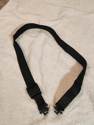 Black Nylon Rifle Sling with Steel Quick Detach Swivels - Adjustable Padded...