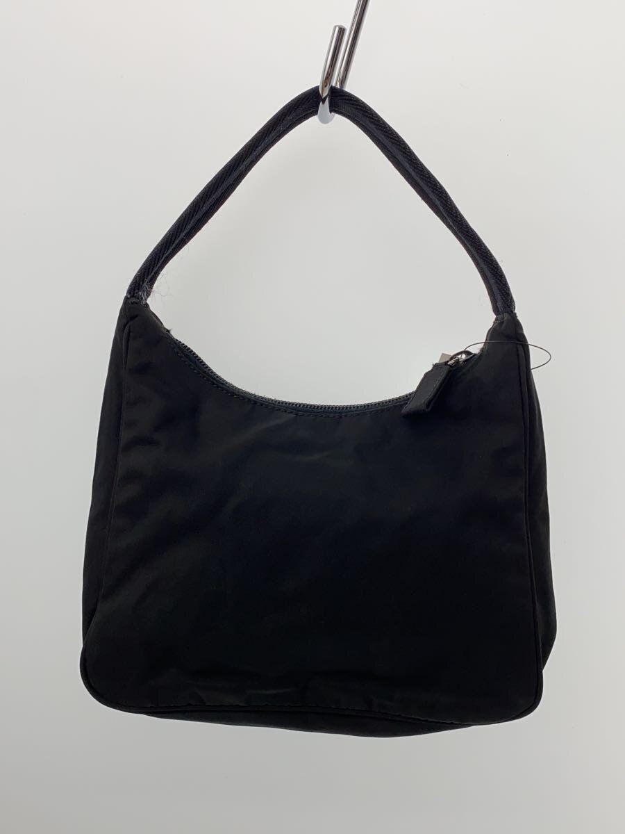 PRADA MV515 Handbag Nylon Black Plain Used thumbnail 3