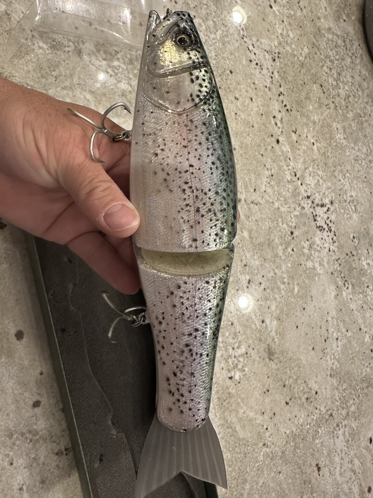Roman Made Mother—1-of-a-kind U.S. Trout Glide Bait—With Custom Paint - Image 14
