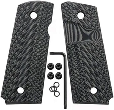 Cool Hand 1911 G10 Grips, Compact/Officer, Big Scoop, 3/16" Thin, OPS Texture, T