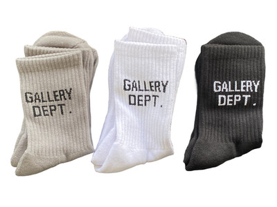 Gallery Dept Socks 1-3 Pairs | Black White Grey | Crew Sock | Gallery Dept. |UK