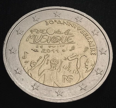 2 Euro 2011 France (Fete de la Musique) - Photo 1/4