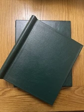 STAMPS - STANLEY GIBBONS - GREEN SENATOR ALBUM WITH FLY SHEET & SLIPCASE -