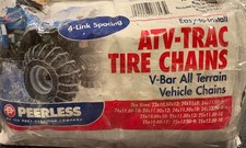 Peerless 1064355 Atv-bar Tire Chain 4 Link Spacing One Only New Peerless 1064355 Atv-bar Tire Chain 4 Link Spacing One Only New
