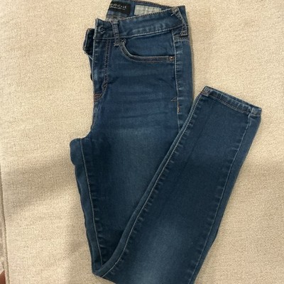 Aeropostale Dark Wash Blue Denim Jegging Jeans Women's Regular Size 0 Reg