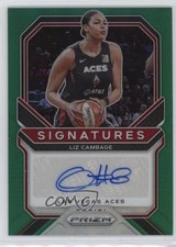 2021 Panini Prizm WNBA Signatures Green Prizm Liz Cambage #SG-LZC Auto 02v3