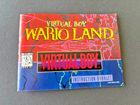 Wario Land Nintendo Virtual Boy  Complete With Booklet #22 Stamped On Cartridge