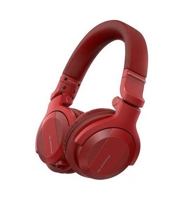 Pioneer DJ Bluetooth DJ Headphones Red HDJ-CUE1BT-R