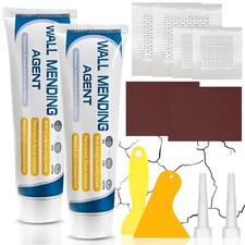 Wall Filler Repair Kit Wall Mending Agent with Wall Repair Paste Scraper Sandpap