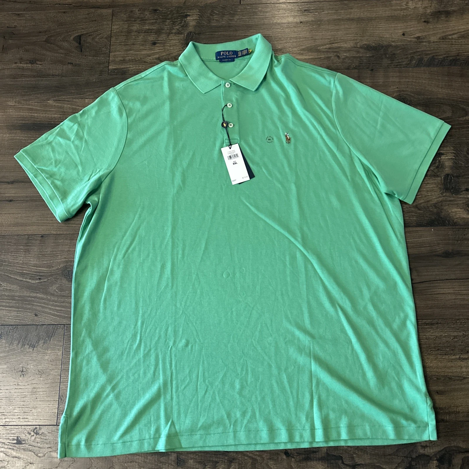 Polo Ralph Lauren Men's Size XXL Short Sleeve Classic M1 Knit Polo Shirt $110